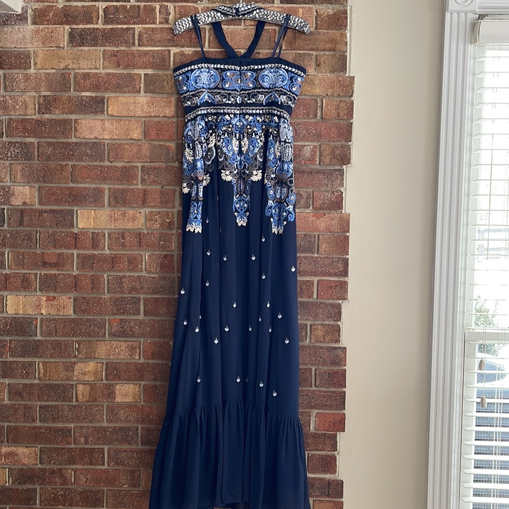 NWT Altar’d State Corabeth Maxi Dress Embroidered S - Picture 8 of 12